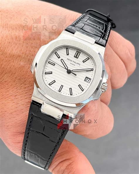 patek philippe leather strap cost|patek philippe nautilus rubber strap.